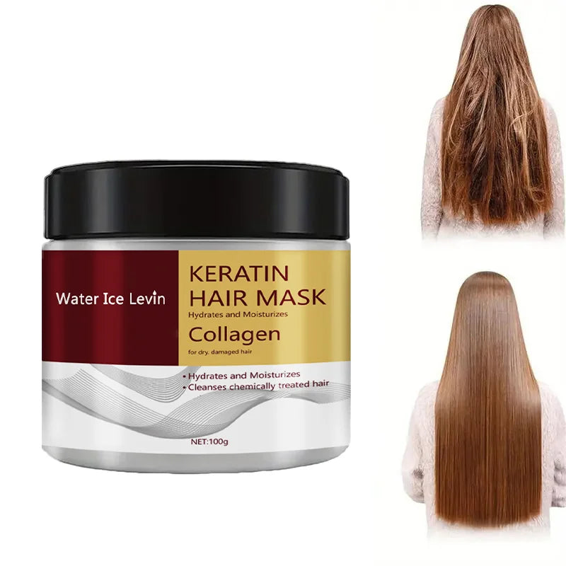 Collagen Keratin Hair Mask Moisturizing Conditioner for Damaged Hair 100g - 1