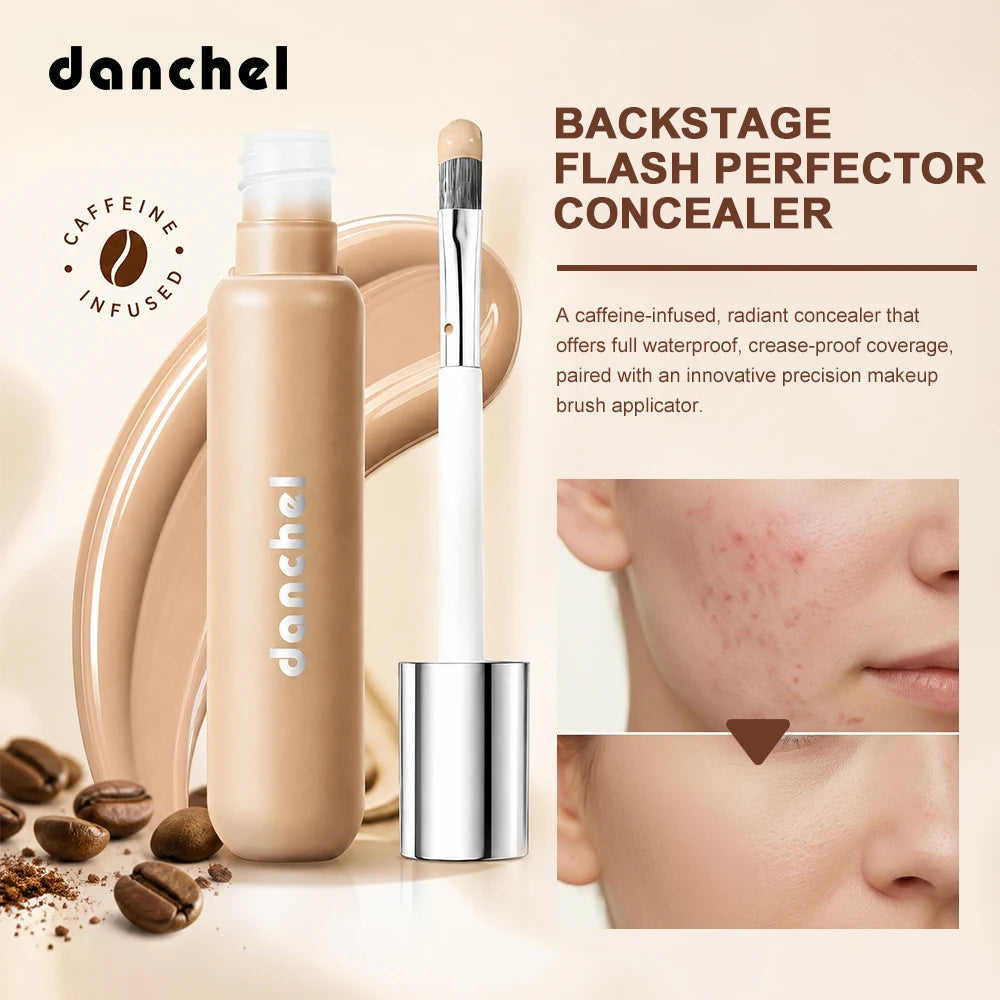 Full Coverage Waterproof Liquid Concealer for Dark Circles and Blemishes - 4