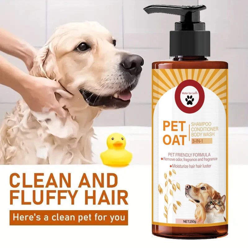 3-in-1 Pet Shampoo Conditioner and Body Wash for Dogs and Cats