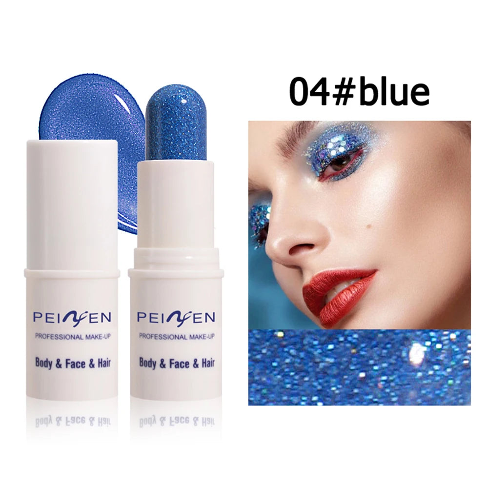Peifen Glitter Makeup Stick Waterproof Face Body Highlighter