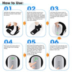 Heated Air Compression Ankle and Foot Massager