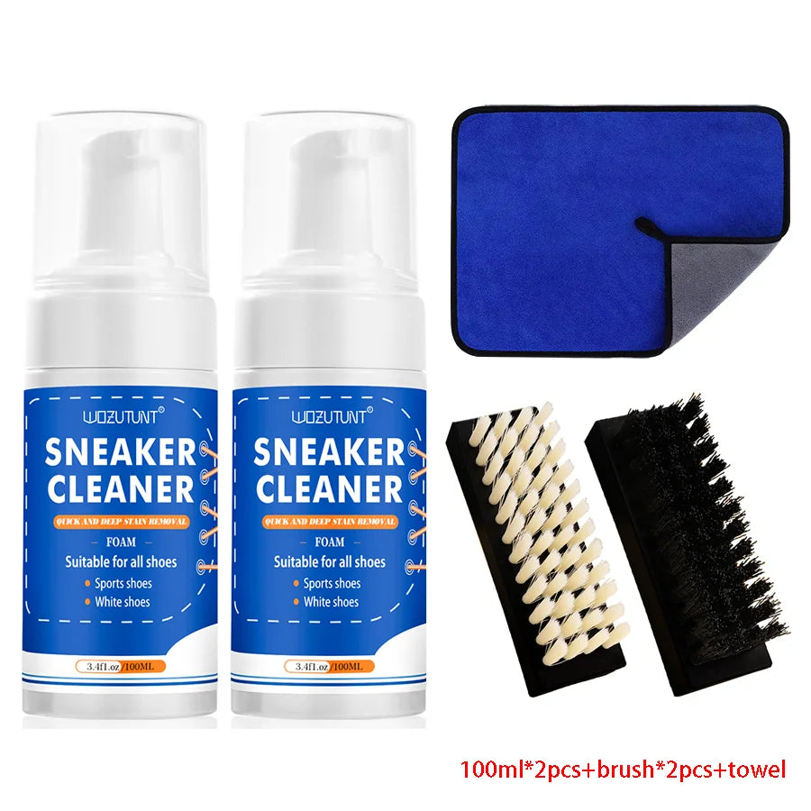 100ml Sneaker Cleaner Foam Dry Wash Shoe Decontamination Spray