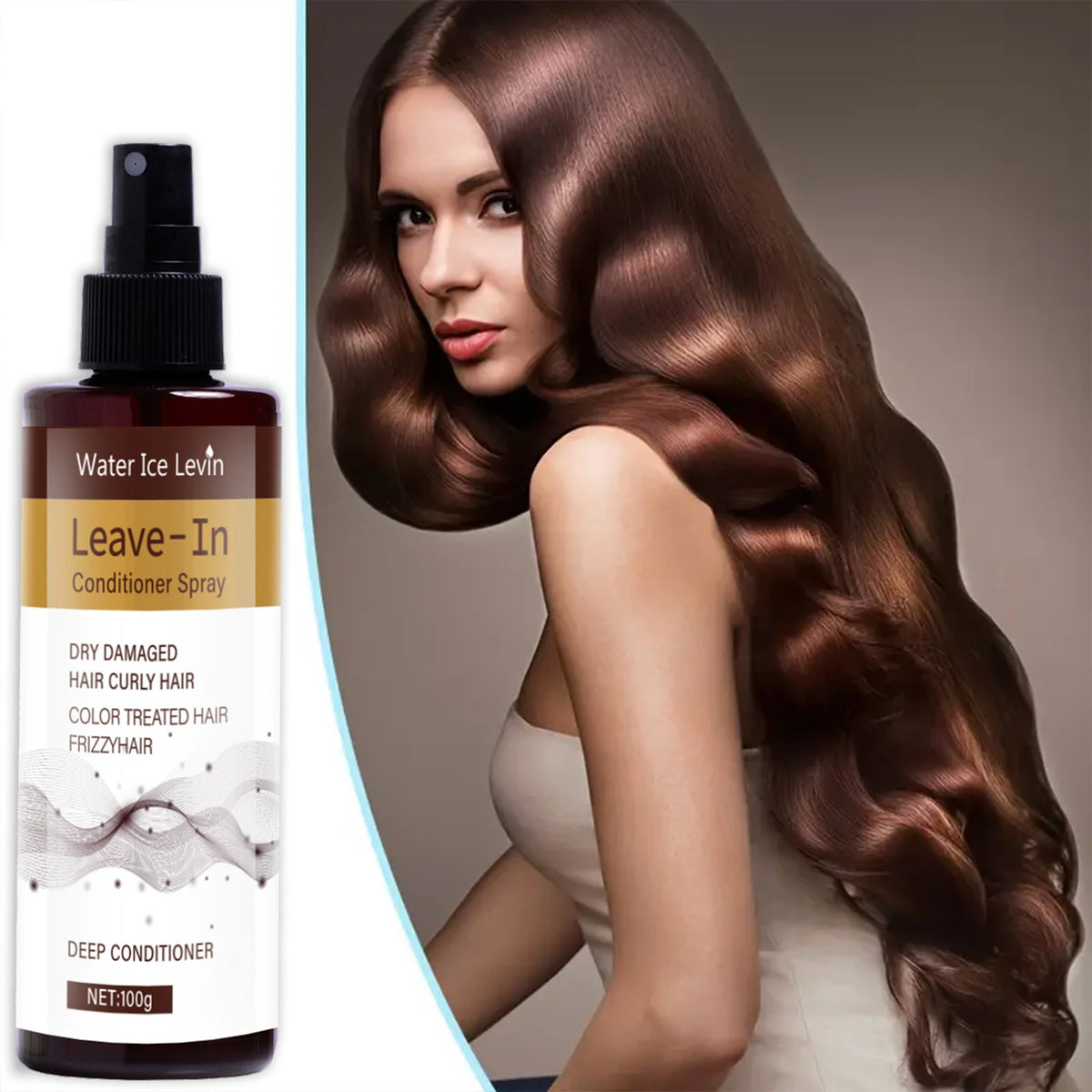 Keratin Argan Oil Leave In Conditioner Spray for Frizz Control and Shine