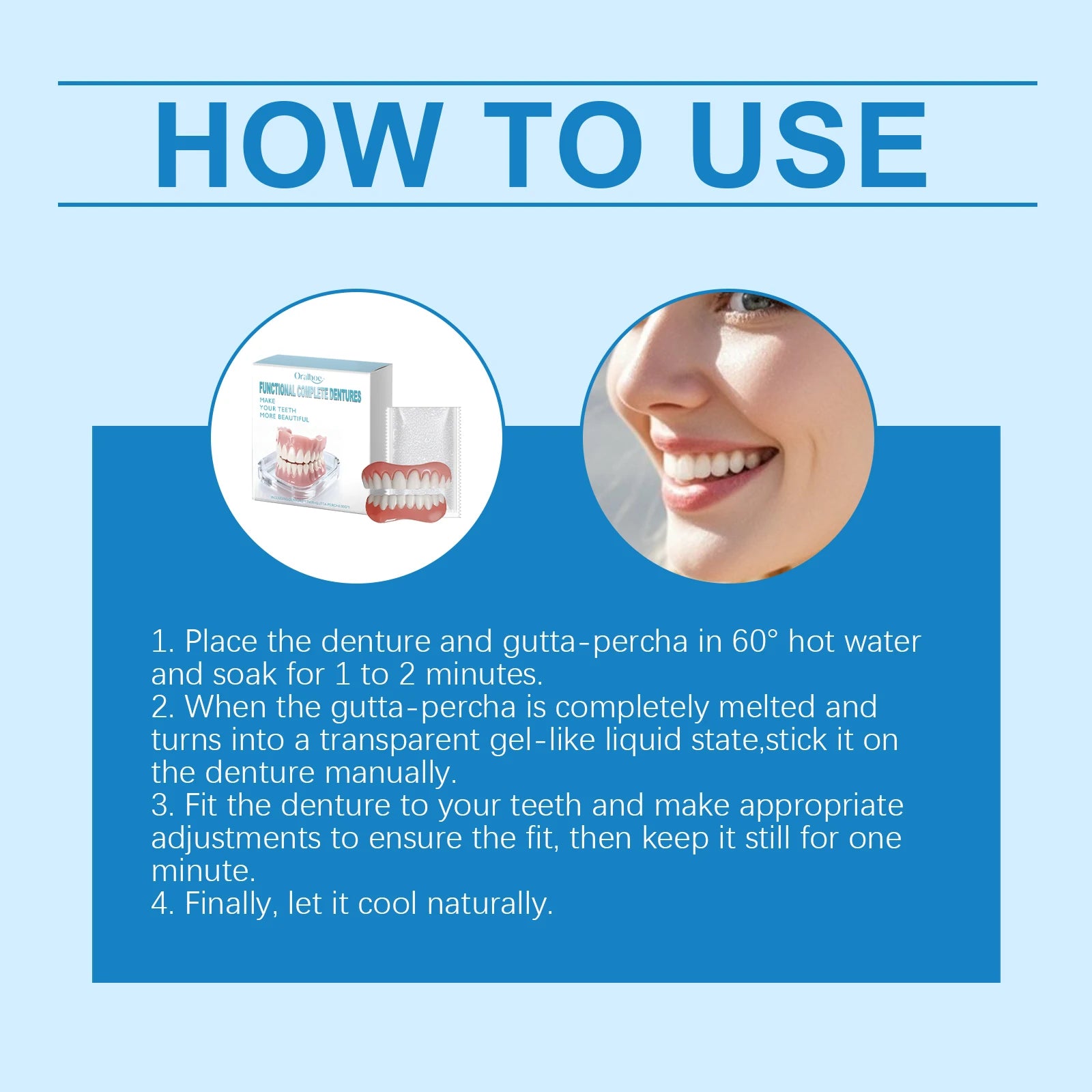 Cosmetic Denture Set for Instant Smile Improvement - 12