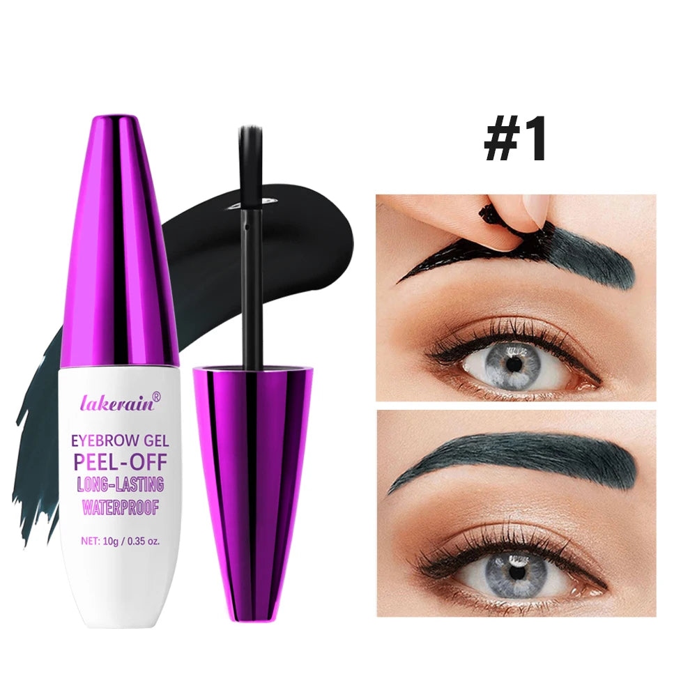 Long-Lasting Waterproof Peel-Off Eyebrow Tint Gel