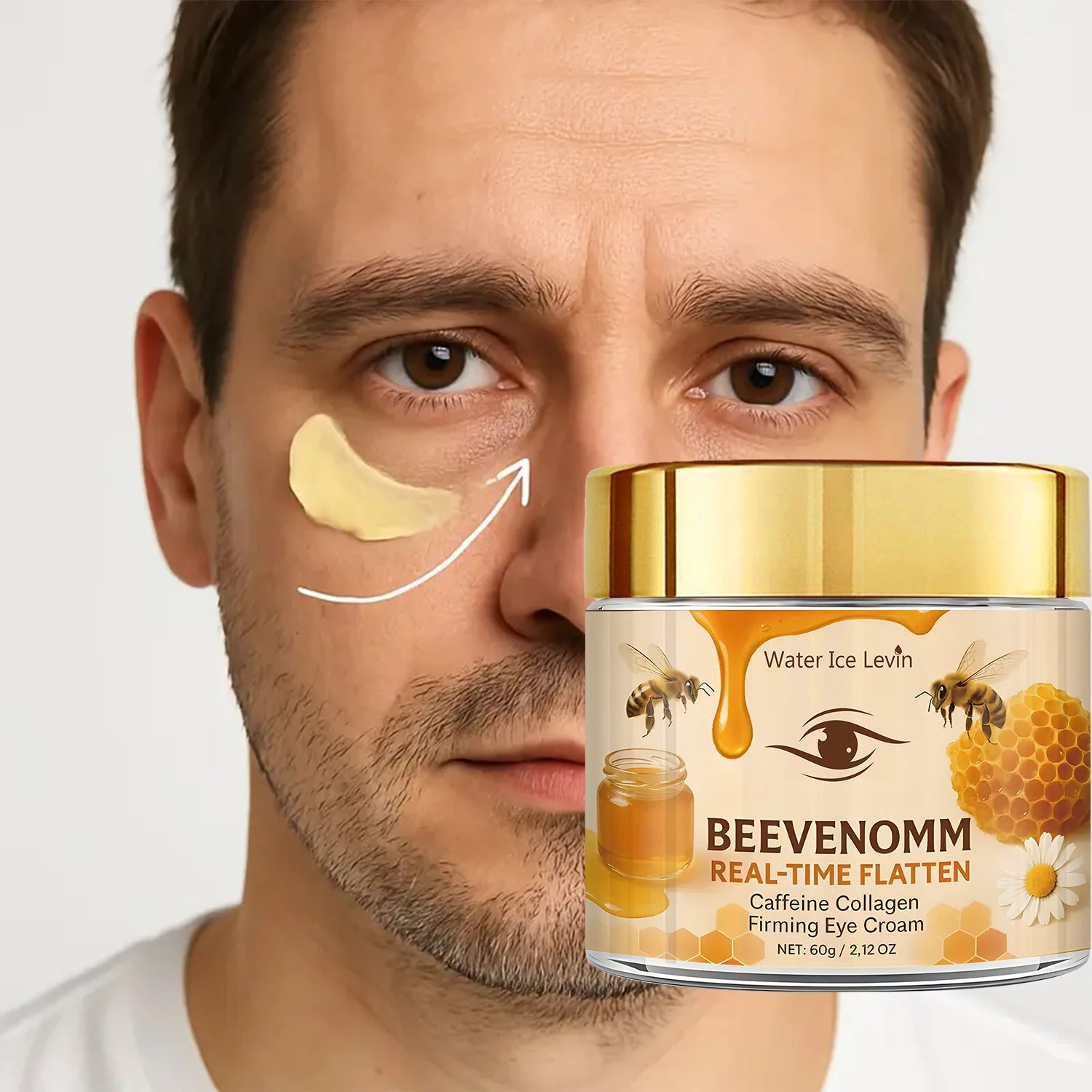 Bee Venom Caffeine Eye Cream Dark Circle Remover and Anti Aging Formula - 2