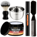 Goiple Men Beard Grooming Kit Shaving Cream and Beard Filler Pen Set