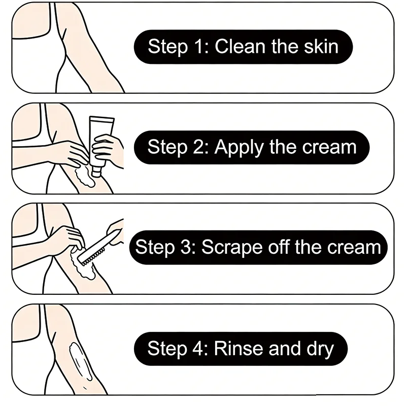 Watermelon Hair Removal Cream for Silky Smooth Skin 100g - 9