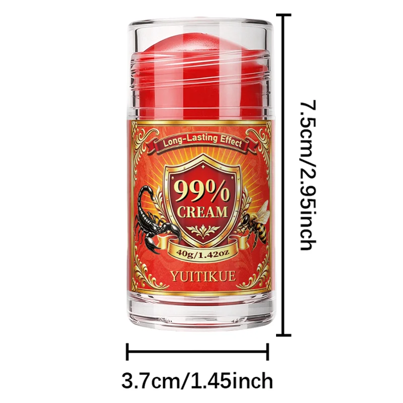99% Cream Deodorant Stick Long Lasting Underarm Odor Control