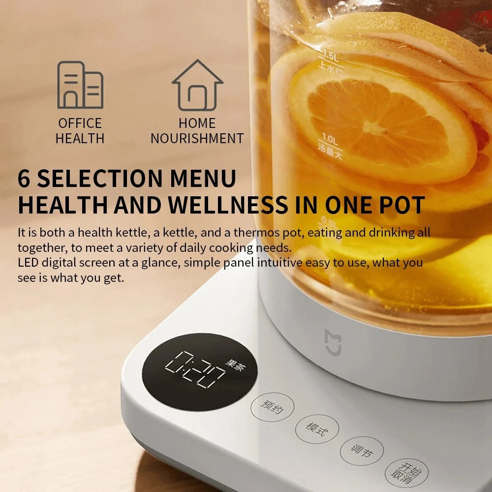 Mijia Multifunctional Electric Health Pot 1.5L Tea Kettle N1 - 9