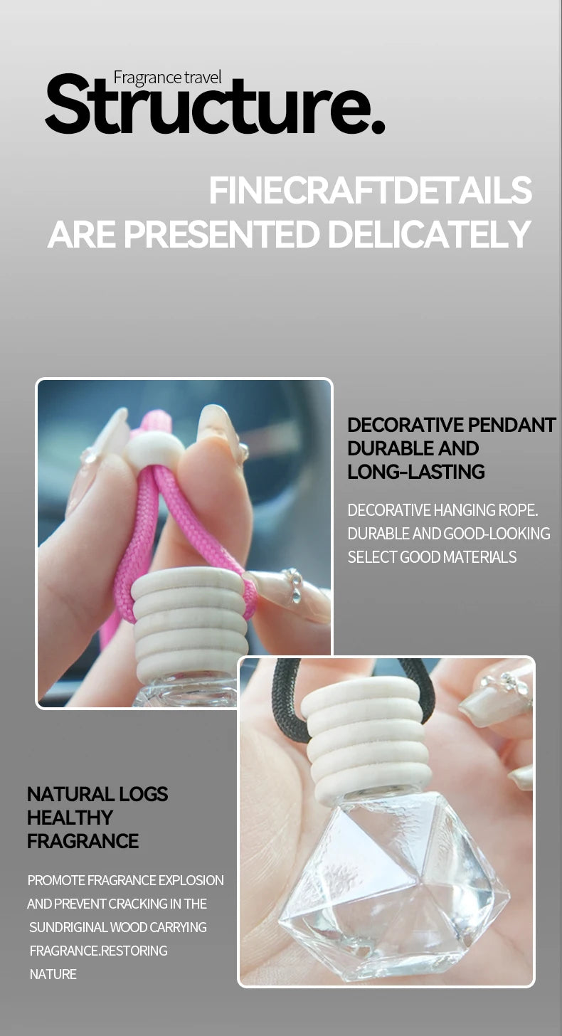 4 Pack Car Air Freshener Hanging Perfume Diffuser Odor Eliminator - 13