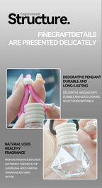 4 Pack Car Air Freshener Hanging Perfume Diffuser Odor Eliminator