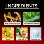 Water Ice Levin Ginseng Massage Cream Aloe Vera Jojoba Body Moisturizer