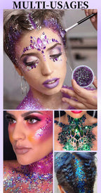 O'CHEAL Chameleon Glitter Gel Body Face and Hair Shimmer Makeup