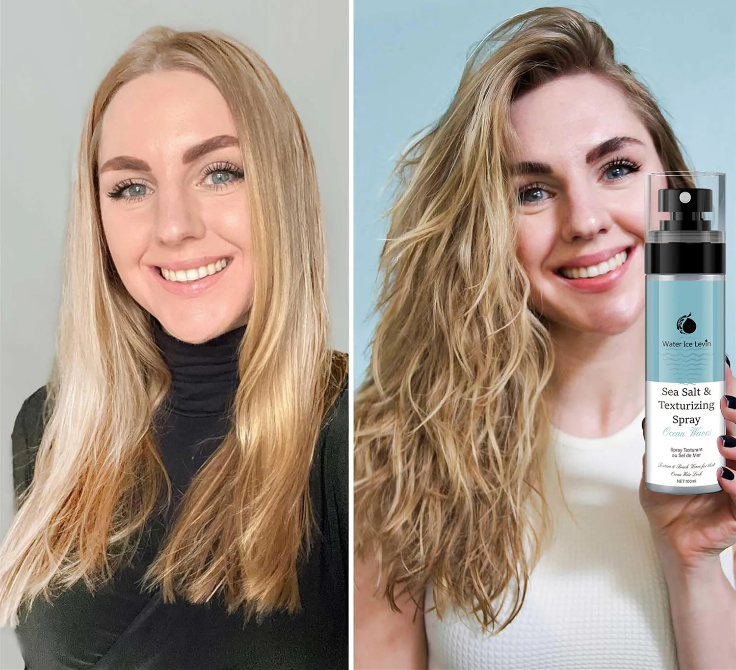 Sea Salt Hair Styling Spray with Aloe Vera and Hyaluronic Acid 100g - 7