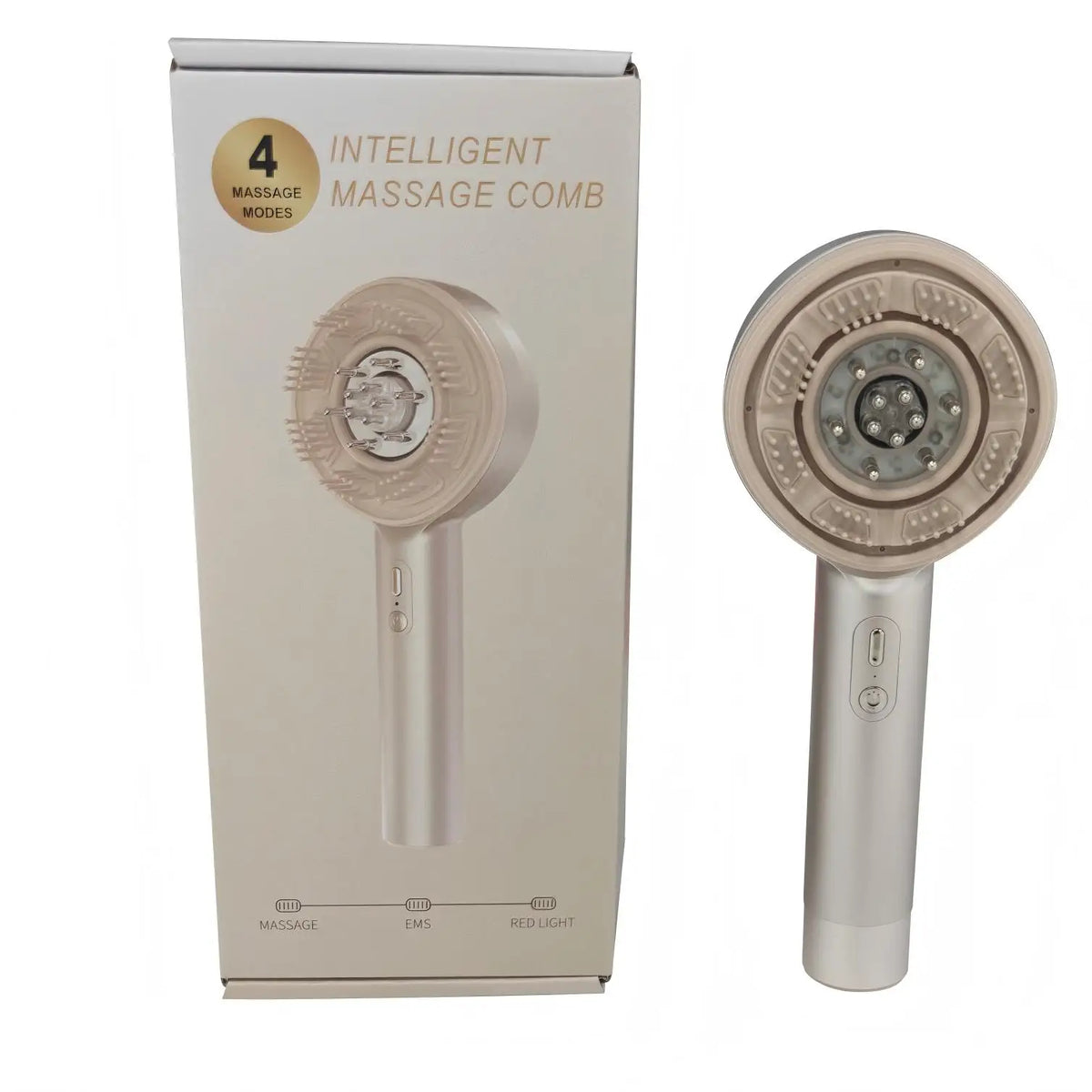 Electric Scalp Massager and Hair Growth Serum Applicator