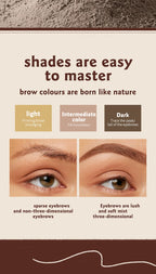 O'CHEAL Three Color Eyebrow Powder Waterproof Makeup Palette