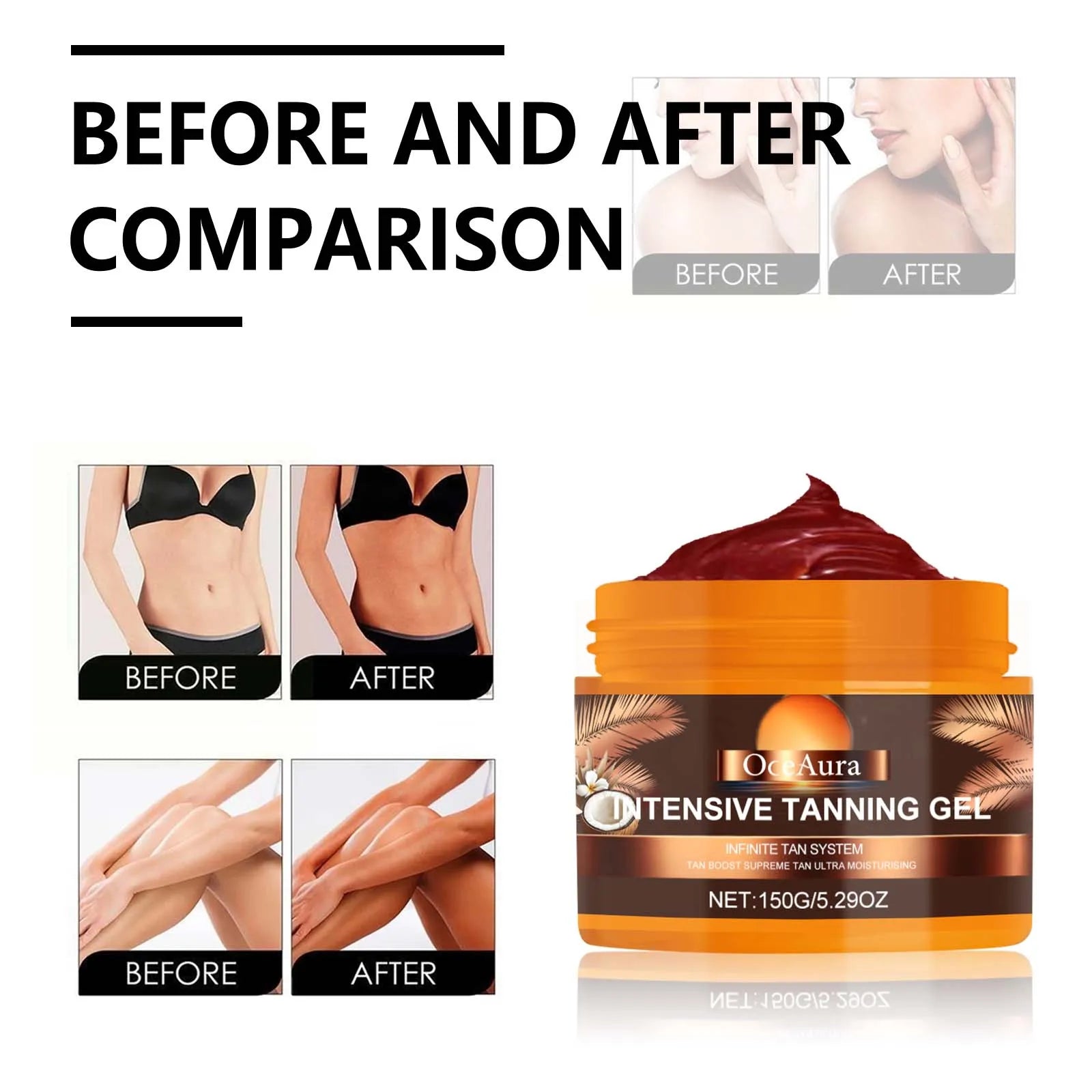 Intensive Tanning Accelerator Gel for Sun and Solarium - 4