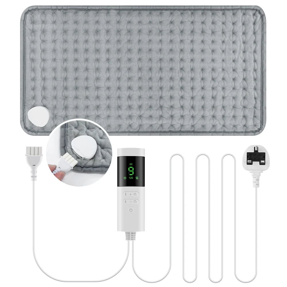 Electric Heating Pad for Back and Neck Pain Relief