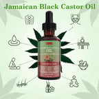 Poke Root Castor Oil Natural Moisturizing Serum for Skin and Hair