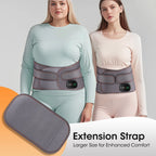 Cordless Heated Waist Massager for Back Pain Relief
