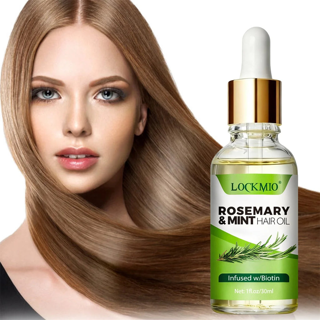 Rosemary Mint Hair Thermal Protection Spray and Nourishing Oil Set