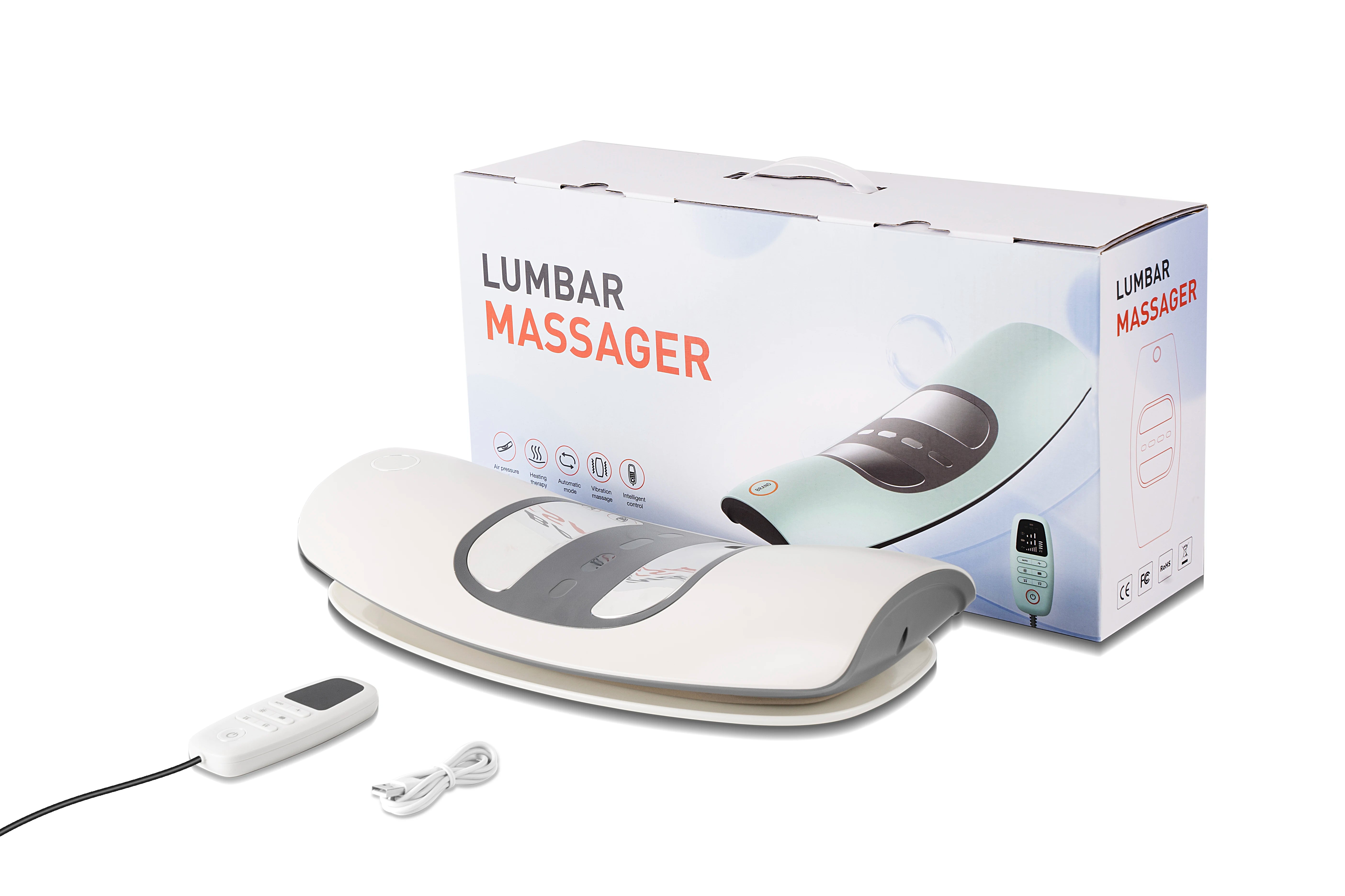 Smart Lumbar Traction Device with Vibration and Airbag Massage - 15