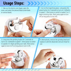 Electric Nail Clipper with LED Magnifier for Seniors and Kids