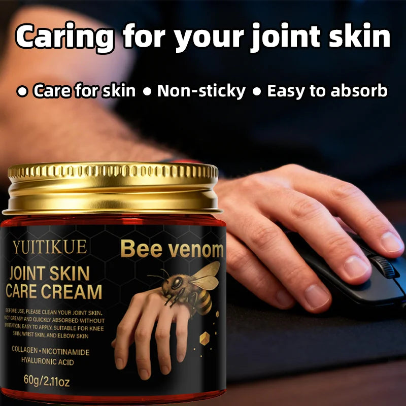 YUITIKUE Bee Venom Joint Cream Moisturizing Body Care Balm 60g