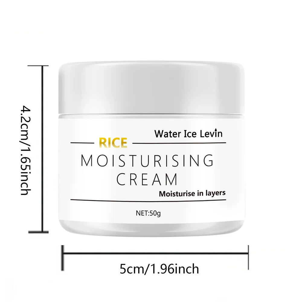 Water Ice Levin Rice Moisturizing Face Cream Hydrating Anti Aging
