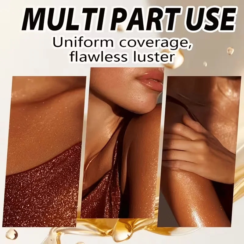 YUITIKUE Coconut Sunless Tanning Oil Moisturizing Bronze Glow Body Bronzer