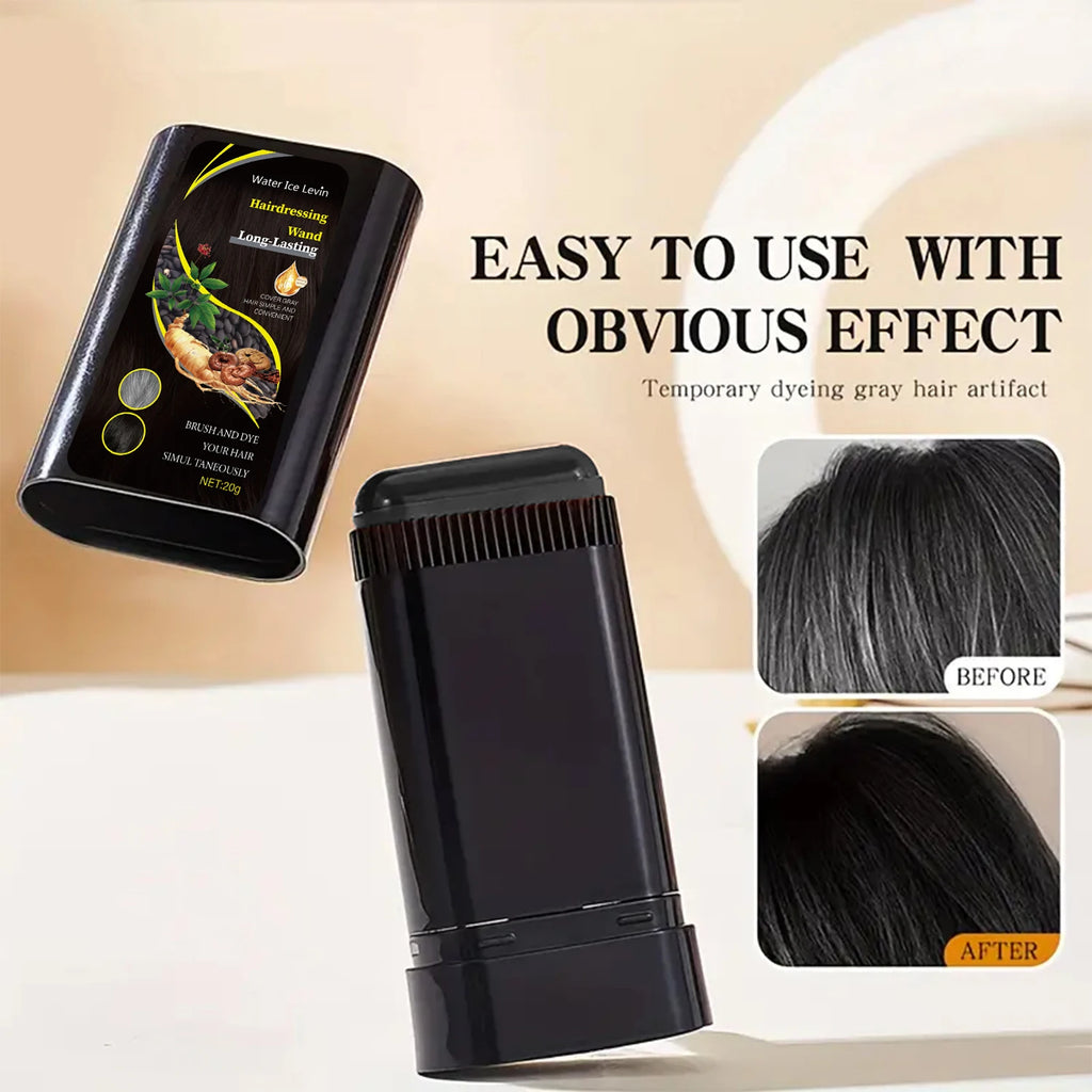 Water Ice Levin Hair Dye Stick Instant Gray Root Cover Up Pen
