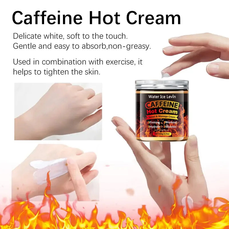 Caffeine Thermal Massage Cream Firming and Moisturizing Body Lotion