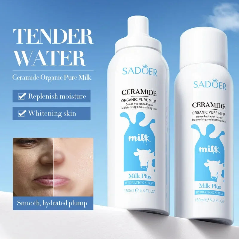 SADOER Ceramide Hydrating Spray Facial Toner and Moisturizing Mist Set