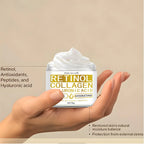 Retinol Face Cream Anti Aging Moisturizer with Collagen & Hyaluronic Acid