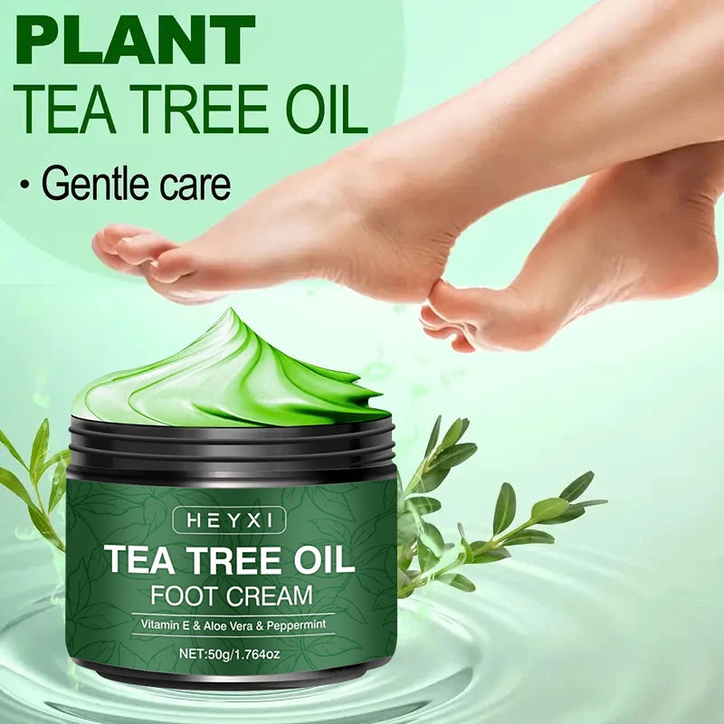 Heyxi Tea Tree Oil Foot Cream Deep Moisturizing Heel Repair