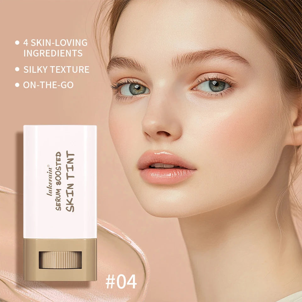 Matte Foundation Stick and Setting Powder Makeup Set - 10