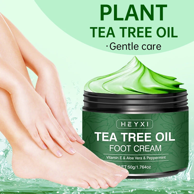 Heyxi Tea Tree Oil Foot Cream Deep Moisturizing Heel Repair