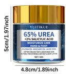 YUITIKUE 65% Urea Foot Cream Moisturizer for Cracked Heels 60g