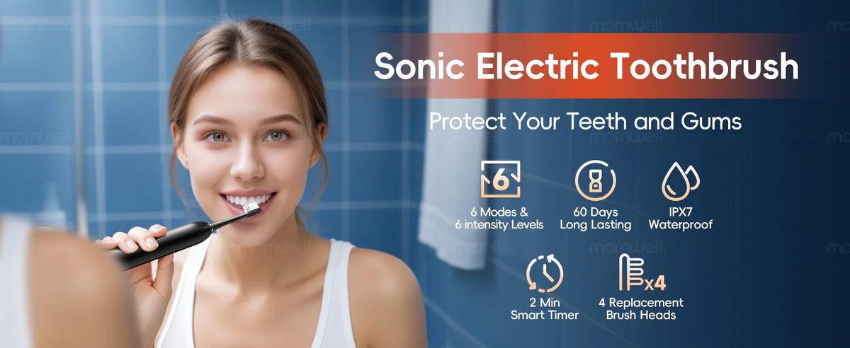 Portable Water Flosser and Sonic Electric Toothbrush Oral Care Set