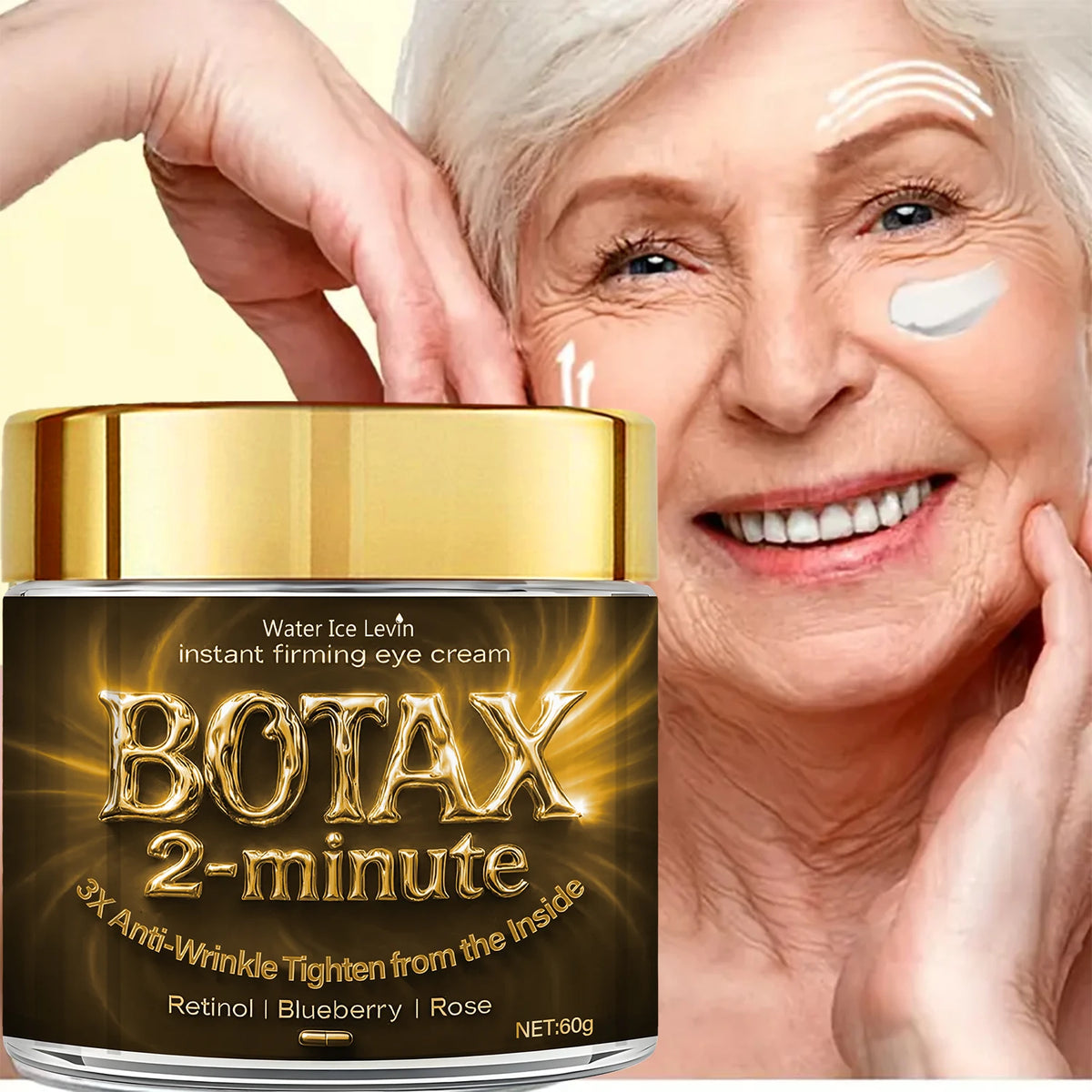 Instant Firming Face Cream Anti-Wrinkle Retinol Moisturizer 60g