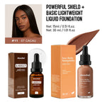 Liquid Foundation and Primer Makeup Set for Long-Lasting Coverage