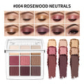 9-Color Pigmented Eyeshadow Palette for Everyday Makeup Looks