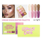 8-Color Cream Blush and Contour Palette