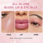 pH-Adaptive Color-Changing Jelly Blush for Lips and Cheeks