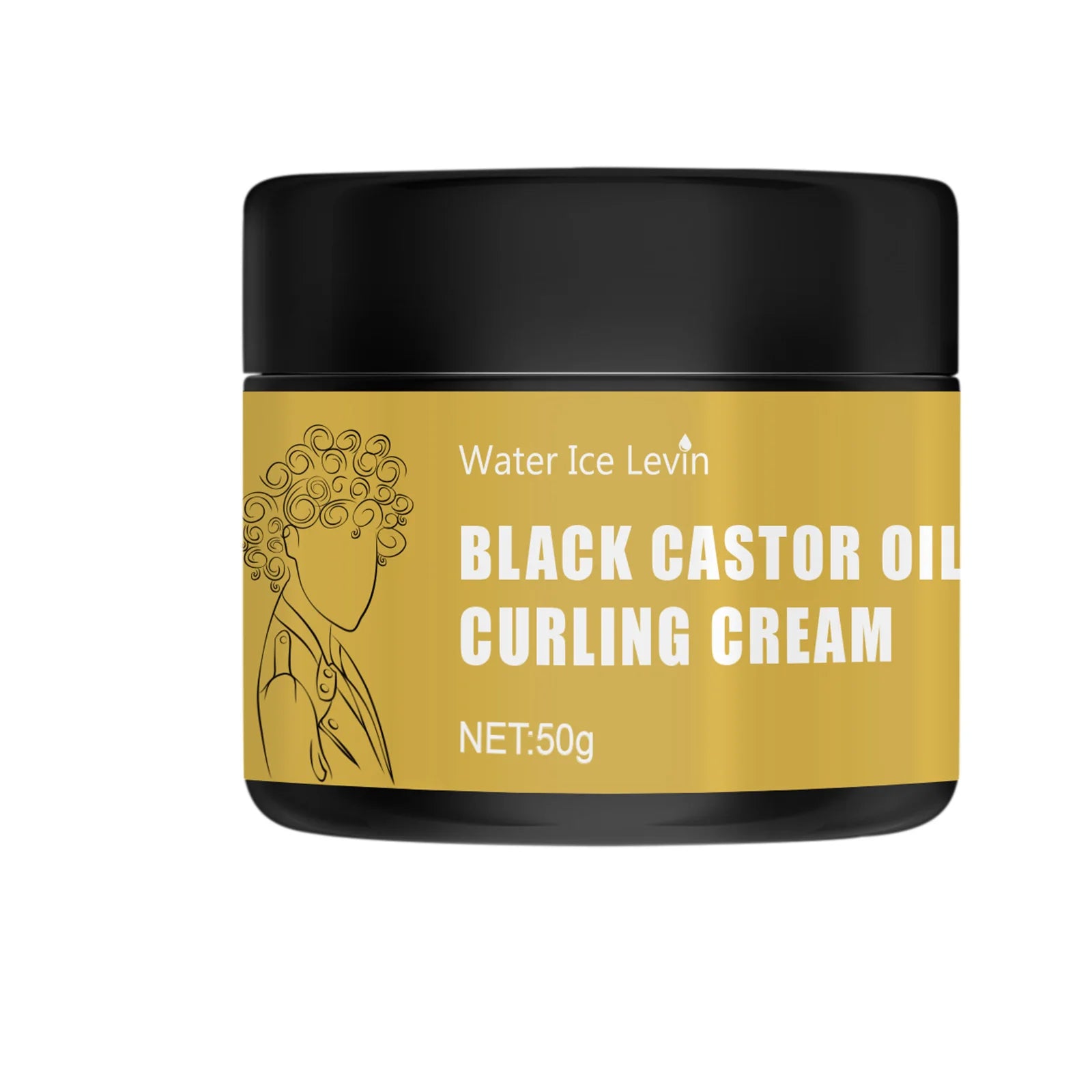 Black Castor Oil Hair Curling Cream 50g Moisturizing Conditioner