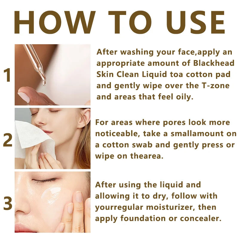 YUITIKUE Blackhead Remover Serum Pore Refining Face Treatment 30ml