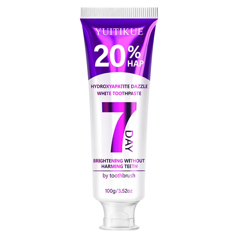 YUITIKUE Hydroxyapatite Purple Toothpaste Teeth Whitening Oral Care