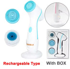 3-in-1 Electric Facial Cleansing and Exfoliating Brush