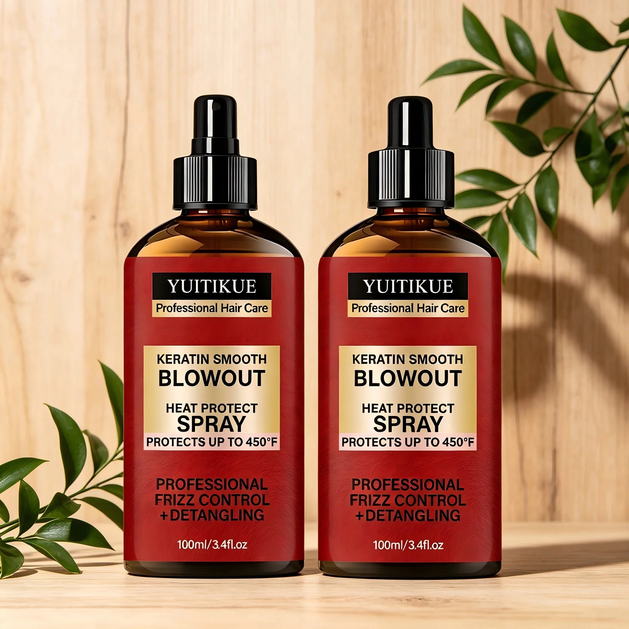 Keratin Smooth Blowout Heat Protect Hair Spray 100ml